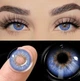 Синие контактные линзы - Айс энигма блу 2шт. от ELITE Lens - изображение 9