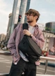 Чоловіча cумка-бананка під ноутбук Sambag Urban Laptop 46 × 26 см (51411064m) - зображення 1