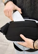 Сумка через плече бананка Sambag Flex Pro принт "Square" 30 × 17 × 15 см (85451150m) - зображення 3