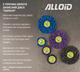 Круг зачистной "коралл"с держателем для дрели Alloid SD-50222 50мм - изображение 4