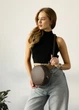 Жіноча кругла сумка Sambag Bale шоколадна 20 х 20 х 10 см (52200020) - зображення 2