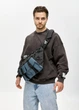 Чоловіча cумка-бананка під ноутбук Sambag Urban Pro чорно-синя 46 × 26 см (51411215m) - зображення 8