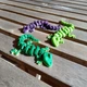Рухлива Ящірка Articulated Lizard Фіолетовий 10 См 3Д Друк - зображення 2