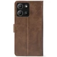 Чохол-книжка Crazy Horse Clasic для Moto G77 Brown (Front) (72542) - изображение 3