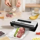 Вакуумний упаковувач VacuFresh 5000 SK-13076 вакууматор для продуктів 200 Вт з режимами сухий вологий імпульс герметичне пакування вакуумний пакувальник для кухні Sous Vide з нержавіючої сталі - изображение 4