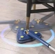 Трикутна швабра для миття підлог і вікон Multi function Mop універсальна швабра з віджимом для сухого та вологого прибирання Синій - зображення 4