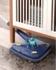 Трикутна швабра для миття підлог і вікон Multi function Mop універсальна швабра з віджимом для сухого та вологого прибирання Синій - зображення 7