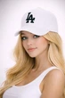 Молодежная кепка с вышивкой Лос Анджелес (Los Angeles) One-size 54-57см Белый - изображение 1