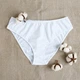 Белые женские трусы слипы 100% хлопковые базовая модель 46 белый TS1-Cotton100-Bil-46 Ladan - изображение 1