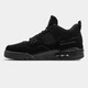 Кросівки жіночі Jordan 4 Retro Black Cat натуральний замш 40р чорний - изображение 4