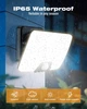 Прожектор вуличний Vighep 24W з датчиком руху — LED-ліхтар IP65 із 5 режимами кольору (3000K-6500K) - зображення 5