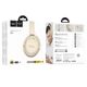 Накладные беспроводные наушники Hoco W37 Sound Active Noise Reduction Gold champagne - изображение 2