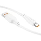 Дата кабель Hoco X93 Force USB to Type-C 100W (1m) White - зображення 5