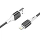 Дата кабель Borofone BX79 USB to Lightning (1m) Черный - изображение 2