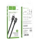 Переходник Hoco U107 Type-C male to Type-C female USB2.0 (1.2m) Black - изображение 6