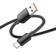 Дата кабель Hoco X96 Hyper USB to Type-C 100W (0.25m) Black - изображение 3