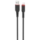 Дата кабель Hoco X59 Victory USB to Lightning (1m) Чорний - зображення 4