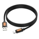 Дата кабель Borofone BX114 Structure USB to Type-C 3A (1m) Black - изображение 4