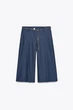 Довгі шорти-бермуди з ременем-ланцюжком Zara 8300/995 XS Сині (08300995200XS) - зображення 6