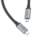 Кабель HOCO US05 USB4 HD high speed data cable Type-C to Type-C 100W 5A 2m Black - изображение 2