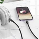 Аудио кабель Aux Hoco UPA27 Spirit transparent (Lightning to AUX 3.5mm) (1.2m) Black - изображение 5