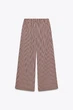 Струмуючі смугасті штани zw collection Zara 4437/247 XL Синій/Бежевий (04437247068XL) - изображение 3
