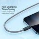 Дата кабель Baseus Dynamic Series USB to Lightning 2.4A (1m) (CALD000402) Slate Gray - зображення 3