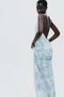 Сукня хальтер з ефектом tie-dye Zara 6929/280 L Блакитна (06929280403L) - зображення 8