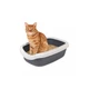 Туалет Природа Comfort M для котів сірий 41х30х13,5 см - зображення 4