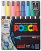 Набір маркерів художніх UNI POSCA 8кол. PC-1MR 8C (0,7мм) /PC-1MR 8C/ - зображення 1
