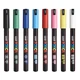 Набір маркерів художніх UNI POSCA 8кол. PC-1MR 8C (0,7мм) /PC-1MR 8C/ - зображення 3