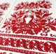 Весільний рушник «Гармонія» червоно-бордовий DesEmb Артикул 10-101 - зображення 3
