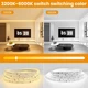 LED-стрічка 4 м, 220 В, 120 LED/м, водонепроникна, холодне біле світло 6000 K, з вимикачем – для дому, кухні, саду - зображення 3