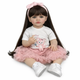 Реалистичная кукла Реборн 55 см полностью силиконовая Doll Reborn Baby Born К0100209 - изображение 1