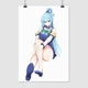 Постер Аниме Коносуба, Аква, KonoSuba anime, Aqua, A3 42×28 см (id5204) - изображение 1