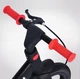 Дитячий велосипед велобіг Pushsport 4 в 1 з батьківською ручкою чорно-червоний - зображення 11