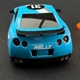 Игрушечная машинка Nissan GT-R голубая для дрифта на радиоуправлении 4WD HB Toys - изображение 5