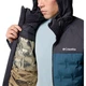 Пуховая куртка Columbia Grand Trek III Down Hooded Jacket (размер XXLarge, цвет Everblue/Shark) - изображение 9