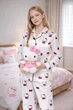 Підліткова піжама для дівчинки Hello Kitty 152–158 см 10–13 років, біла (10817) - зображення 6