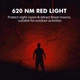 Налобний ліхтар Sofirn HS21 Red LED 6500K 2200 Lm + акумулятор 3000mAh - зображення 3