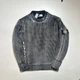 Светр Stone Island Hand Corroison Knit / в'язаний, чорного кольору, коройзон, розмір M - изображение 1