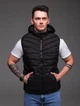 Жилет чоловічий утеплений з капюшоном 3XL чорний (4142341s5) - зображення 1