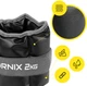 Утяжелители-манжеты для ног и рук Cornix 2 x 2 кг Черно-серые (XR-0400) - изображение 4
