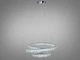 LED люстра подвес хром 92 Вт кристалл с пультом (арт. D8879/500CH) - изображение 2