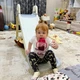 Горка детская пластиковая Долони 140 см. (0140/12) Бежево-серая - изображение 6