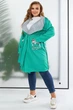 Кардиган женский, цвет зеленый, XXL-XXXL, 257R5012 - изображение 1