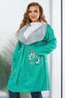 Кардиган женский, цвет зеленый, XXL-XXXL, 257R5012 - изображение 3