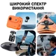 Мини экшн-камера Y360 4K с поворотным экраном, стабилизацией и широким углом обзора 143° Оранжевая - изображение 2