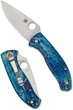 Розкладний ніж Spyderco Tenacious D2 Titanium Blue (871681) - зображення 1
