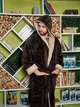 Халат чоловічий махровий на запах L Коричневий (Д-Al-male-halat-013) - зображення 5